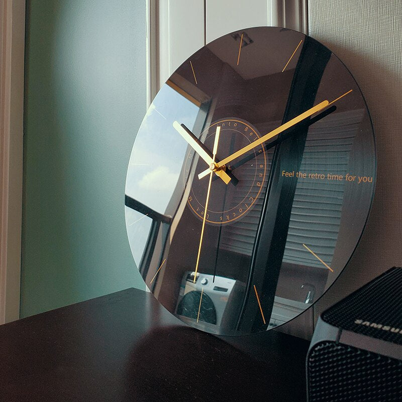 Frendorf | GlassEra Elegante Wanduhr aus Glas – Modernes Design für Ihr Zuhause