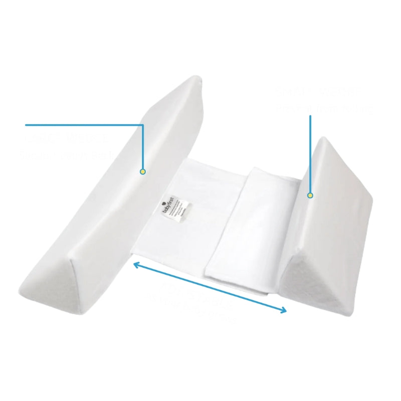 Frendorf | SafeNest Verstellbares Anti-Roll Keilkissen für Babys – Sichere und Ergonomische Schlafunterstützung