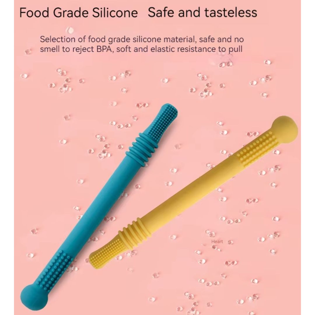 Frendorf | Beißröhrchen für Babys – Wiederverwendbar Silikon Zahnungshilf