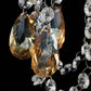 Frendorf | CrystalVive Pendelleuchte | Luxus Kristallkuppel | Moderne 1-Licht Hängelampe | Elegante Beleuchtung für Zuhause