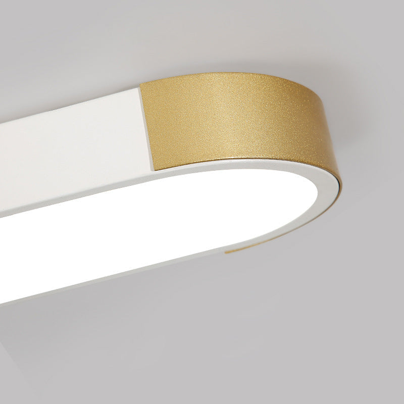 Minimalistische Rechteckige Ring LED Deckenleuchte