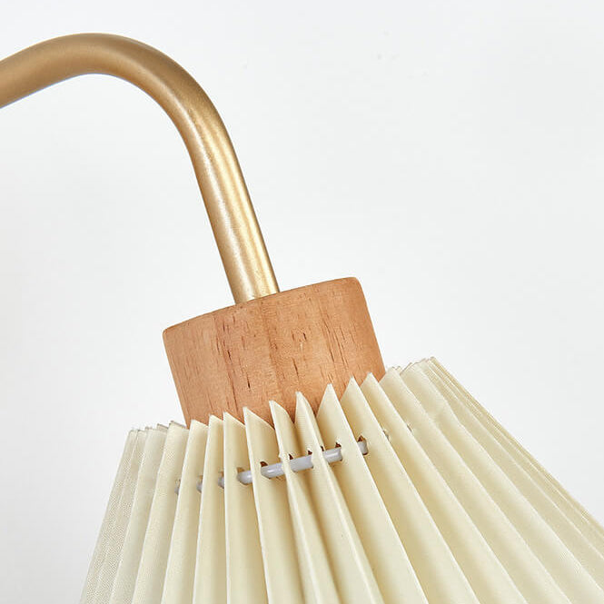 Frendorf | LumaShade Minimalistische Wandleuchte | Plissee-Schirm | Modernes Design | Dekorative Beleuchtung