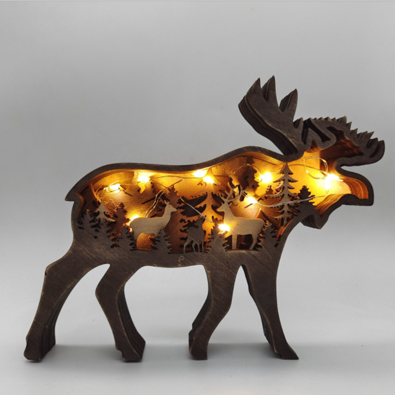 Frendorf | 3D Kreative Holz Tier Schnitzerei Handwerk Geschenk