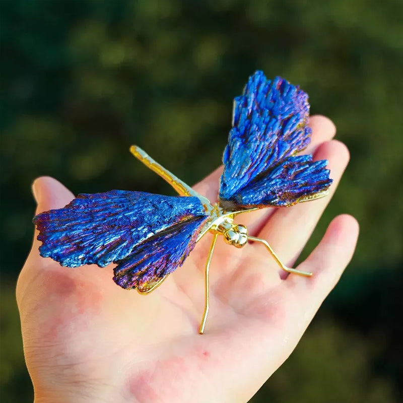 AURA TOURMALINE KYANIT DRACHENFLIEGE