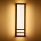 Frendorf | ZenWood Minimalist Japanische Wandlampe | Rechteckiges Design | LED 1-Licht | Warmes und Weißes Licht | Deko für Zuhause