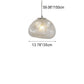 Frendorf | CloudNova Glas Pendelleuchte | Modernes Design | Einzigartiger Wolken-Look | Stimmungsvolle Beleuchtung