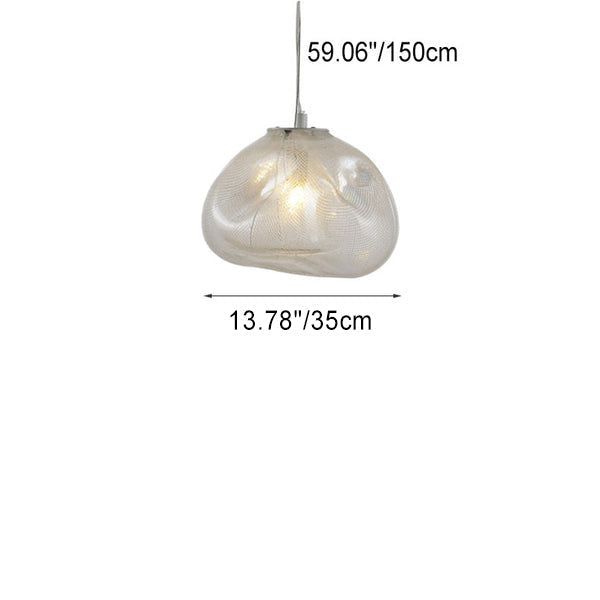 Frendorf | CloudNova Glas Pendelleuchte | Modernes Design | Einzigartiger Wolken-Look | Stimmungsvolle Beleuchtung