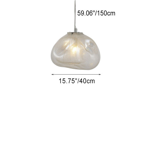 Frendorf | CloudNova Glas Pendelleuchte | Modernes Design | Einzigartiger Wolken-Look | Stimmungsvolle Beleuchtung
