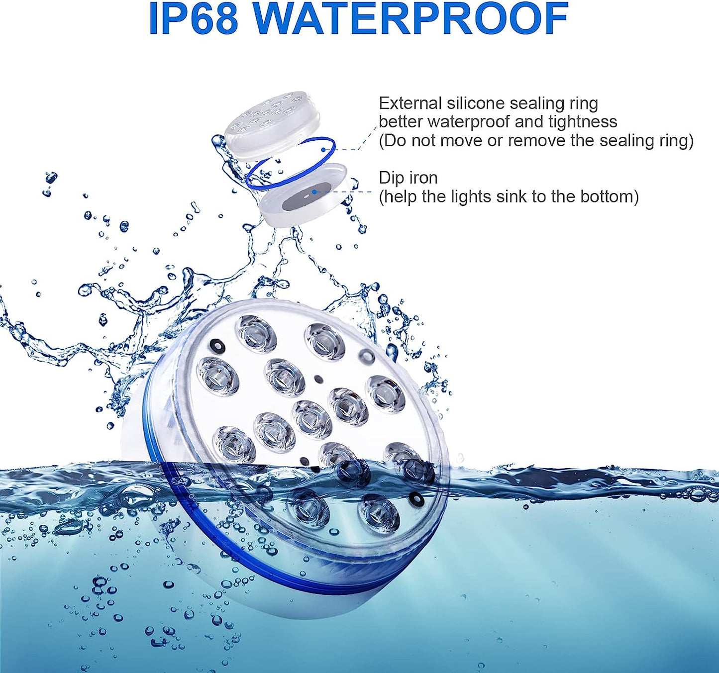 Frendorf | LED-Poolbeleuchtung (4er-Pack)