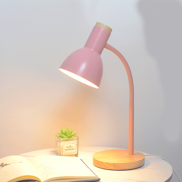 Augenfreundliche Metall-Schreibtischlampe Ein Licht Nordic Style Studiolampe für das Kinderzimmer