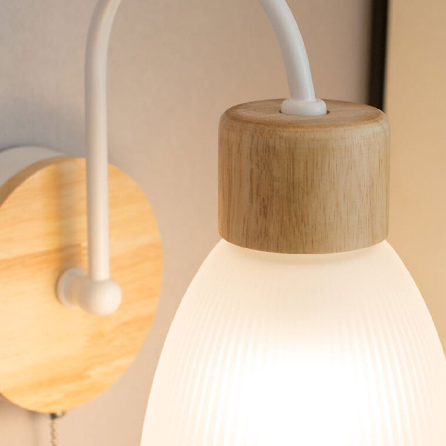 Moderne Log Simple Bend Design 1-Licht Wandleuchte Lampe