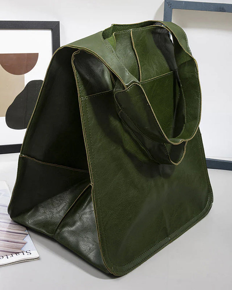 Frendorf | Chic & Nachhaltige Ledertasche mit Großer Kapazität - Elegante, Vielseitige Damenhandtasche