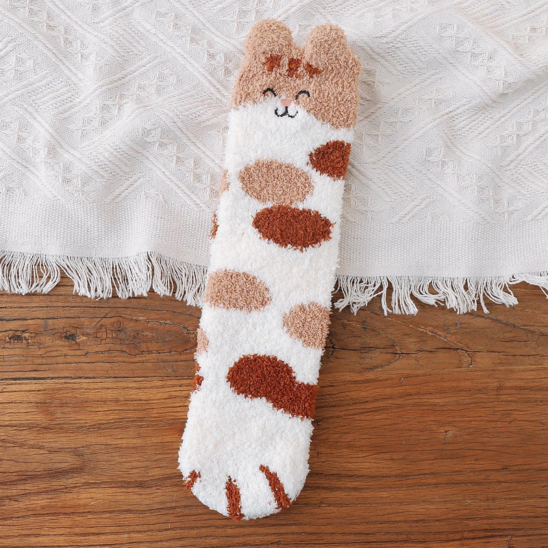 Frendorf | Warme, weiche Socken mit Katzenpfoten