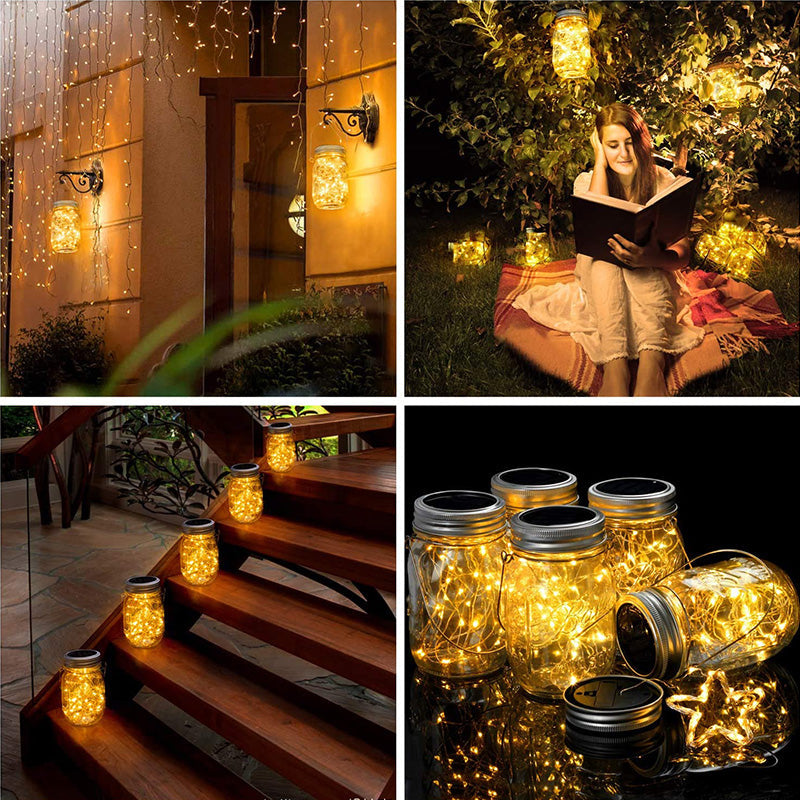Frendorf | 6-Pack Mason Jar Solarlichter