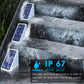 Frendorf | 2/6 Pack Dreieckige Solarlampen Garten - IP67 Solarlicht - Gartendekoration Licht