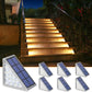 Frendorf | 2/6 Pack Dreieckige Solarlampen Garten - IP67 Solarlicht - Gartendekoration Licht