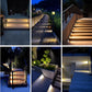 Frendorf | 2/6 Pack Dreieckige Solarlampen Garten - IP67 Solarlicht - Gartendekoration Licht