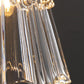 Frendorf | Bellux Glas Pendelleuchte | Modernes Glockenschirmdesign | Messingoptik | 1-flammig | Luxuriöse Beleuchtung
