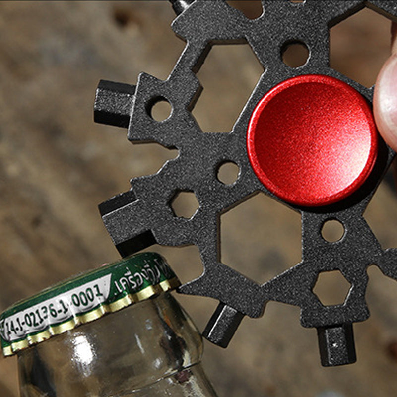 Frendorf | 23-in-1 Schneeflocken-Fidget-Spinner Multitool