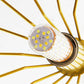 Frendorf | LustraVive Kristall-Deckenleuchte | Modernes Kuppeldesign | 1-Licht Semi-Flush Mount | Zeitlose Eleganz für Ihr Zuhause