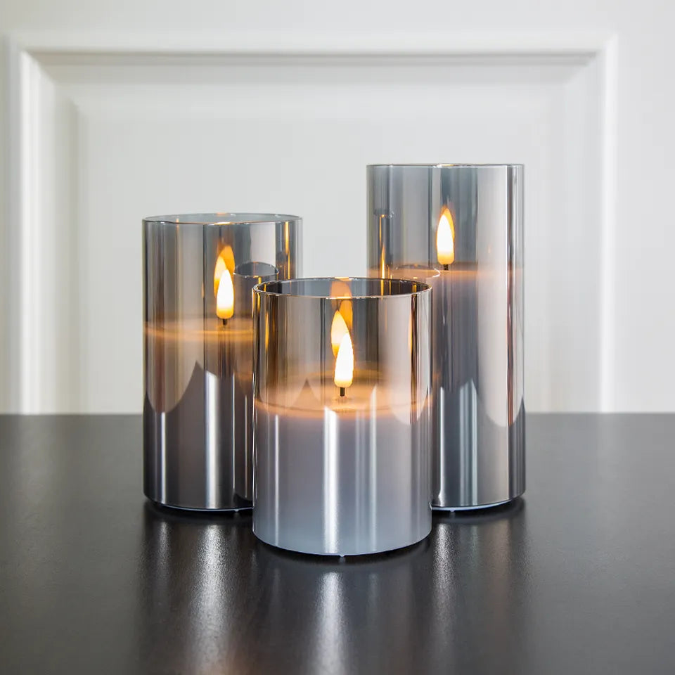 CANDLY™ Dreiteiliges Set – Realistische LED Kerzen