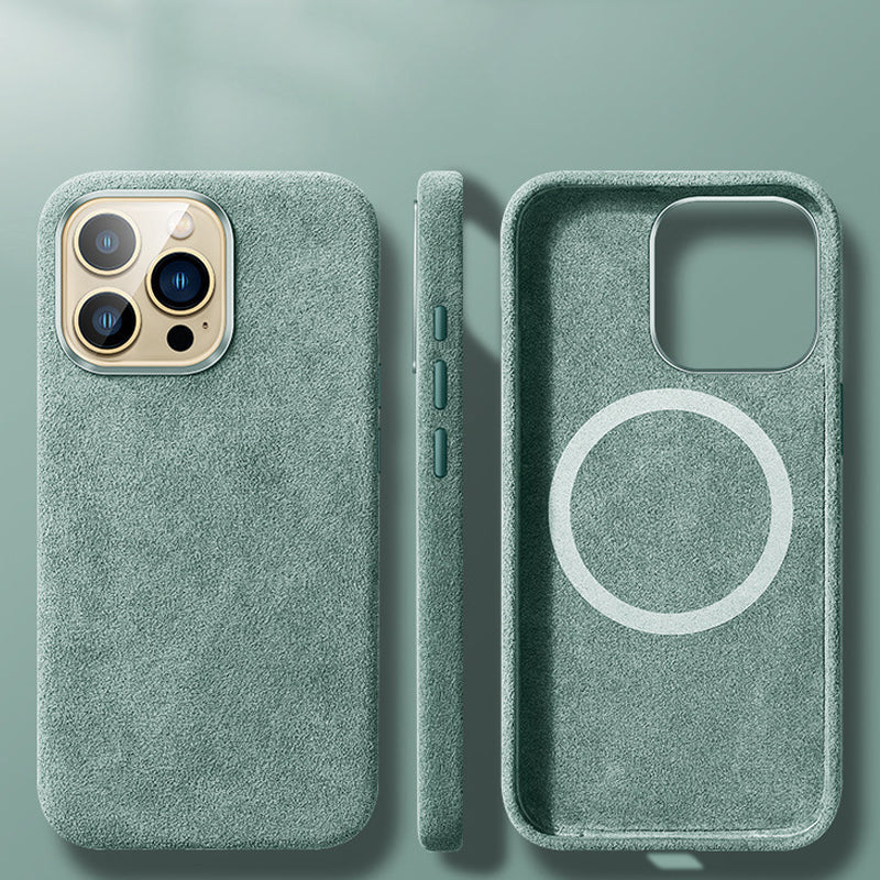 Frendorf | Italienische Alcantara Magnetische Hülle für Iphone