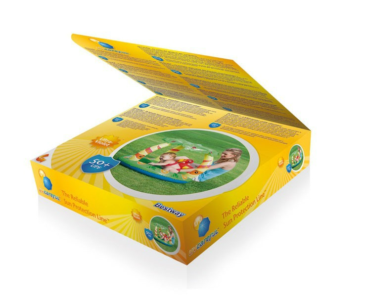 Frendorf | Aufblasbares Baby Planschbecken mit Sonnendach