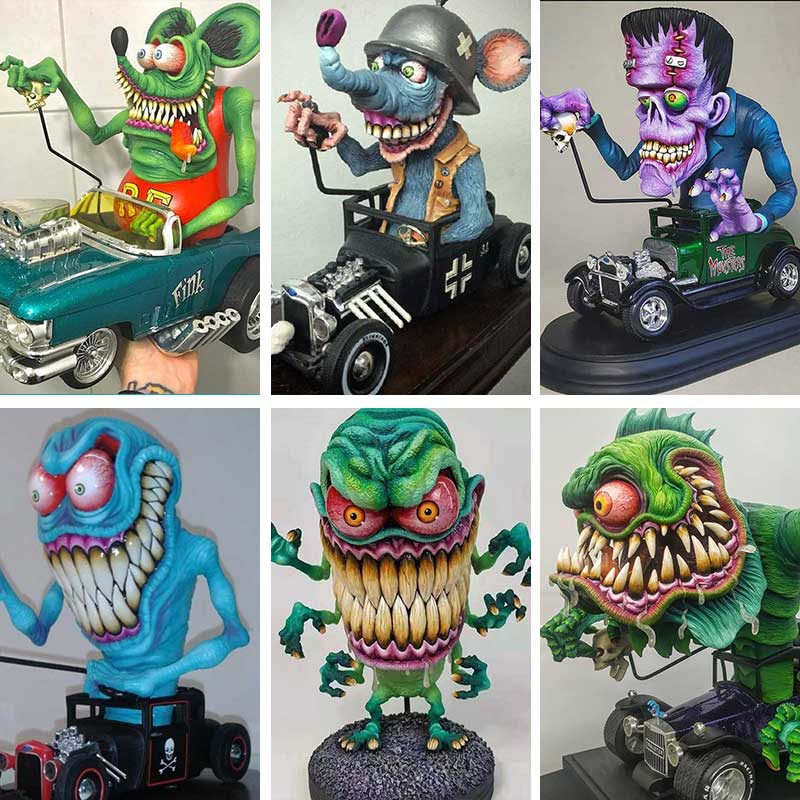 Frendorf | Wütende Große Mund Monster Statuen