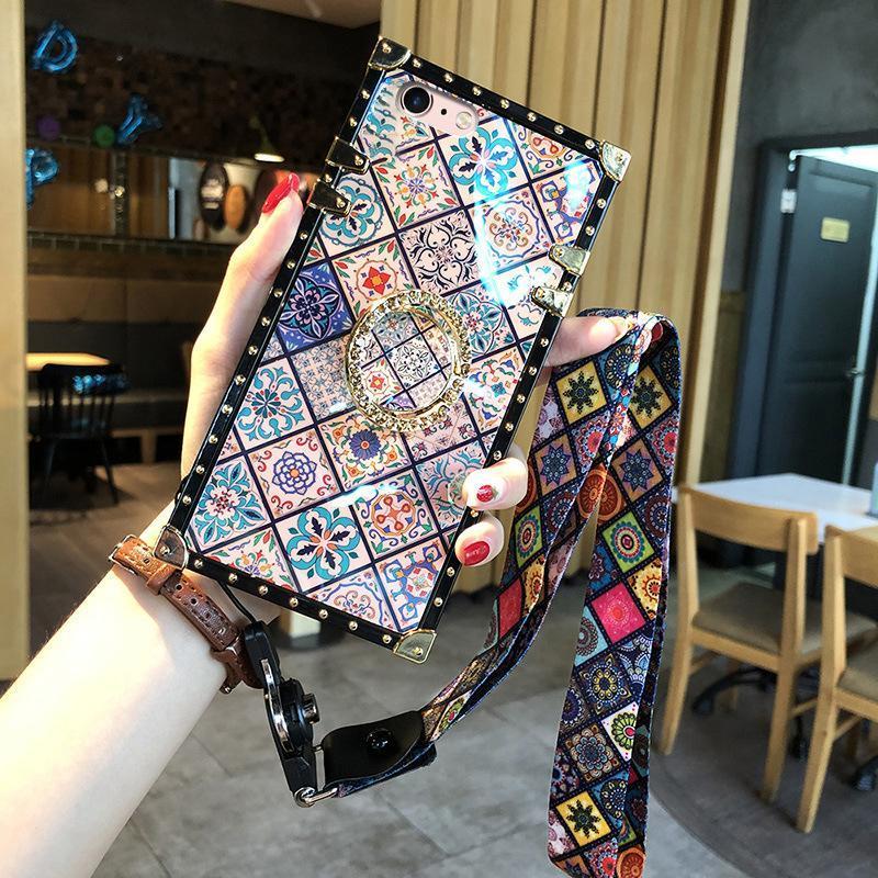 Frendorf | Bohemian Retro Crystal Halter Handyhülle für iPhone