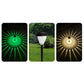 Solar wasserdicht kreisförmig divergente Licht Schatten Design LED Außen Garten Dekorationslicht