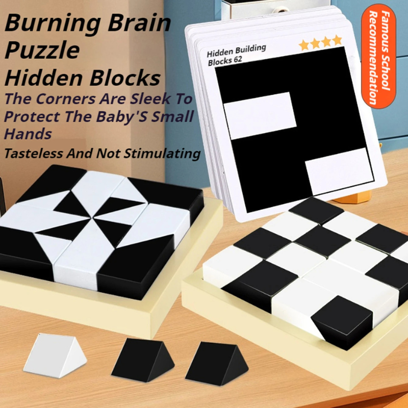 Frendorf | Bildungs verstecktes Baustein Puzzle Spielzeug