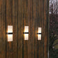 Frendorf | LumaZen Solar LED-Wandlampe | Wetterfest | Solarbetriebene Außenbeleuchtung | Garten- & Terrassen-Deko