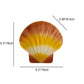 Frendorf | ShellBright LED Wandleuchte | Kreatives Muscheldesign | Aluminium | Wasserdicht | Außenbeleuchtung