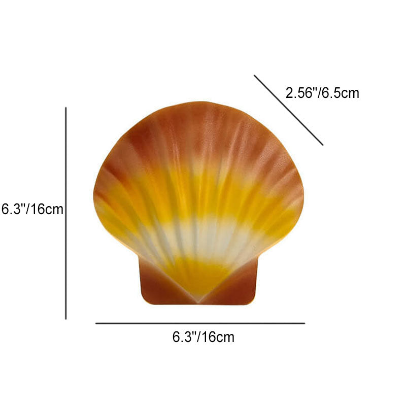 Frendorf | ShellBright LED Wandleuchte | Kreatives Muscheldesign | Aluminium | Wasserdicht | Außenbeleuchtung