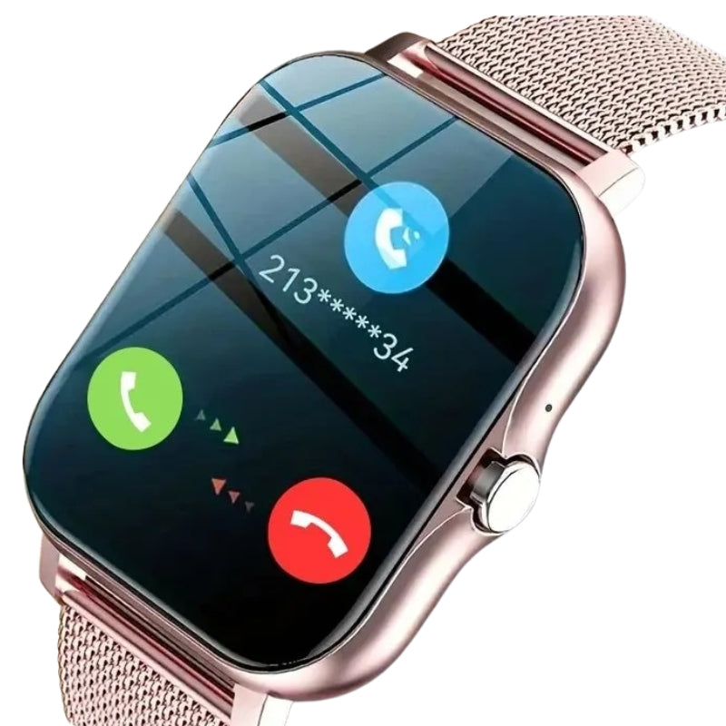 Frendorf | BellaFit Rose Gold Smartwatch – Fitness- & Gesundheitsüberwachung für moderne Frauen