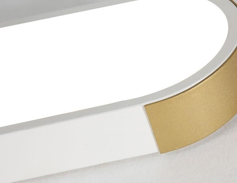 Minimalistische Rechteckige Ring LED Deckenleuchte