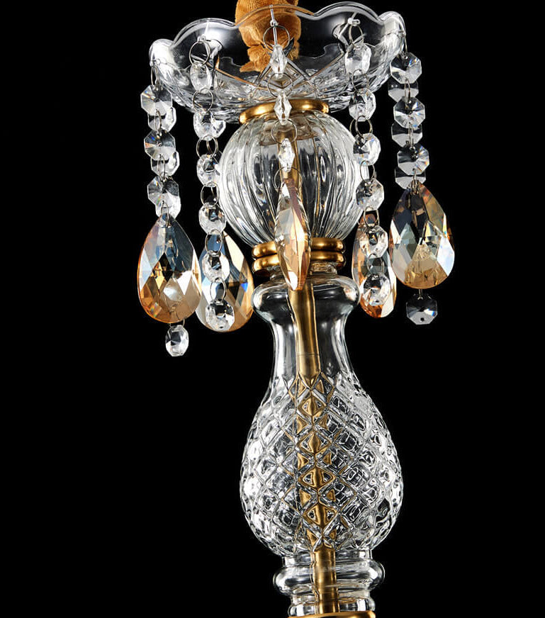 Frendorf | CrystalVive Pendelleuchte | Luxus Kristallkuppel | Moderne 1-Licht Hängelampe | Elegante Beleuchtung für Zuhause