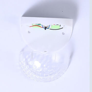 Frendorf | SolarCrest LED Wandleuchte | Halbkreis-Design | Solarbetrieben | Wasserdicht | Zaun- und Außenbeleuchtung