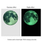 Leuchtender Mond Wandaufkleber