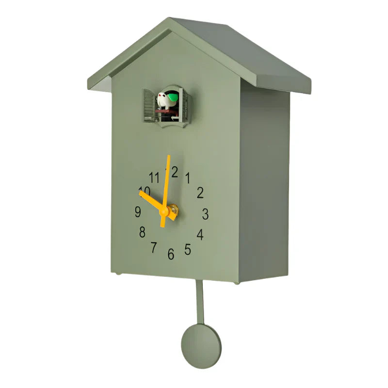 Frendorf | Kuckucksuhr Klassische Quarz Wanduhr für Zuhause & Büro