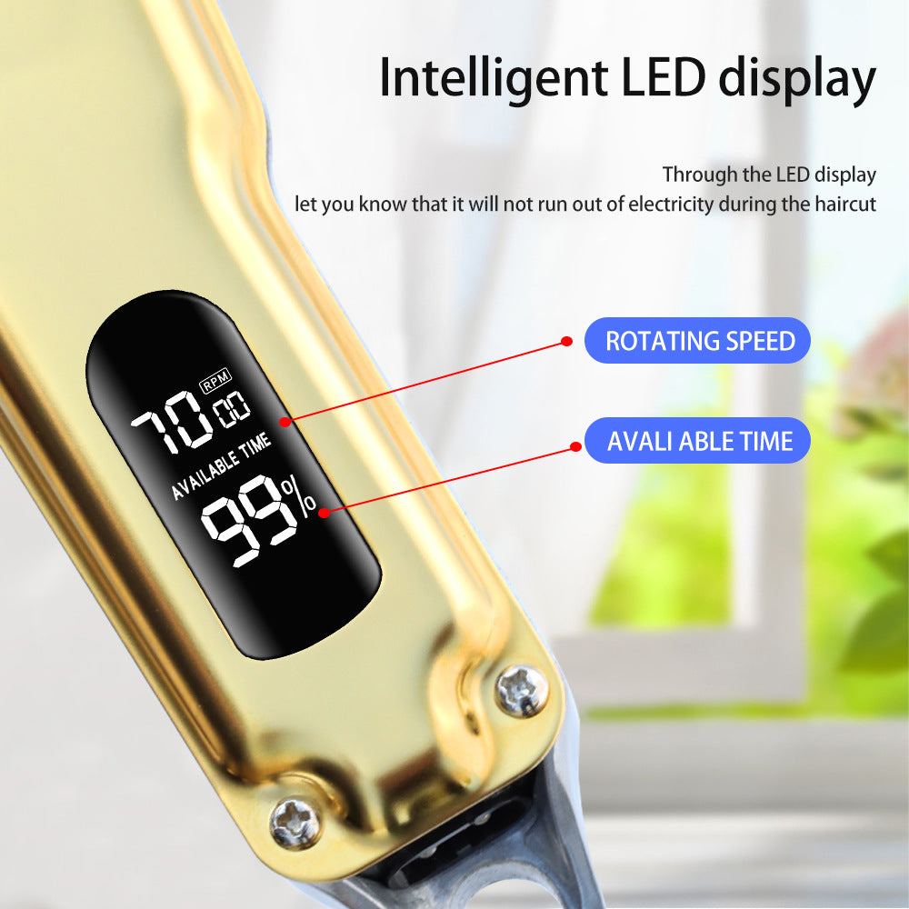 Frendorf | 3-in-1 Professionelles Haarschneider-Set - Kabelloser Trimmer, T-Klingen-Rasierer und Folienrasierer für Männer