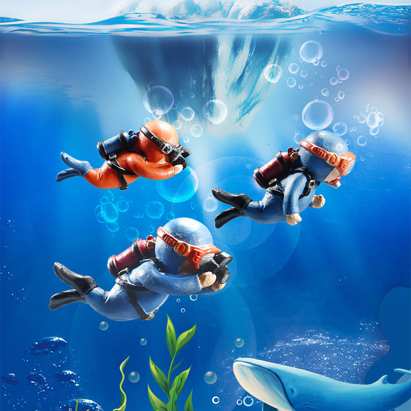 Frendorf | Schwimmender Taucher - Aquarium Ornament