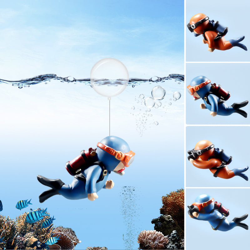 Frendorf | Schwimmender Taucher - Aquarium Ornament