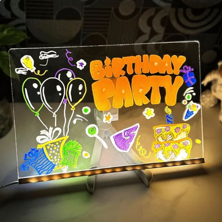 Frendorf |  MagicBoard – Acryl Schreibbrett mit Licht