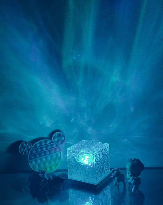 Frendorf | Luxora Qrismora LED Tischlampe | Kabellos | Stimmungslicht | Modernes Design