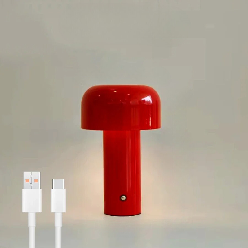 Frendorf - Wiederaufladbare Pilz-LED-Tischlampe für eine gemütliche Atmosphäre