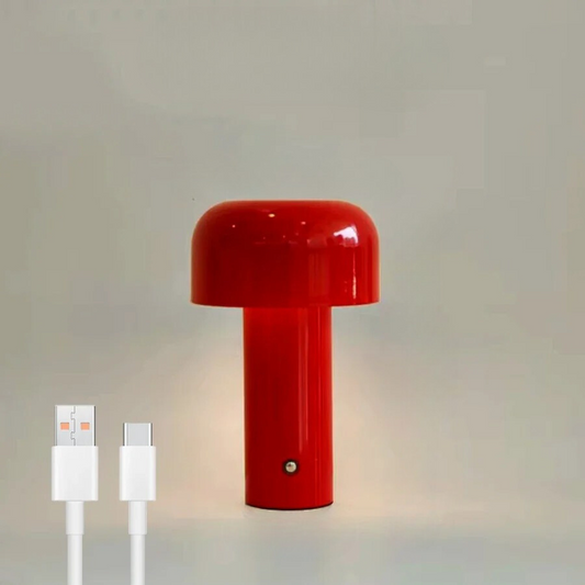 Frendorf - Wiederaufladbare Pilz-LED-Tischlampe für eine gemütliche Atmosphäre
