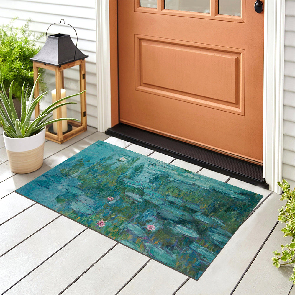 Monet Wasserlilie PVC Eingangsmatte