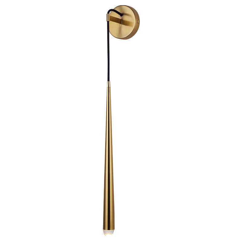 Frendorf | LustraLine Wandleuchte | Minimalistisches Luxusdesign | Goldene Lichtleiste | 1-Licht LED Wandlampe für modernes Ambiente