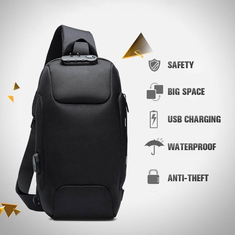 Frendorf | Antidiebstahl-Rucksack mit 3-stelligem Schloss